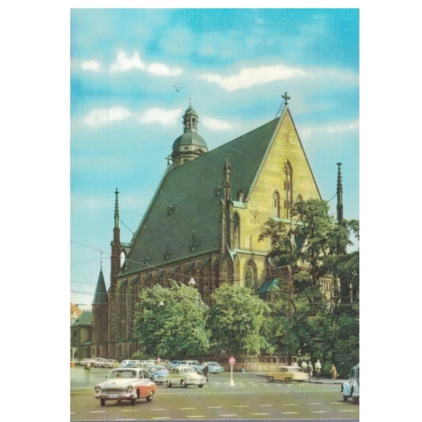 Картичка-Messeestadt Leipzig-Церковь св. фомьи