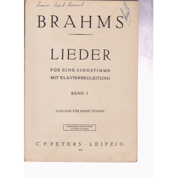 Lieder-band 1