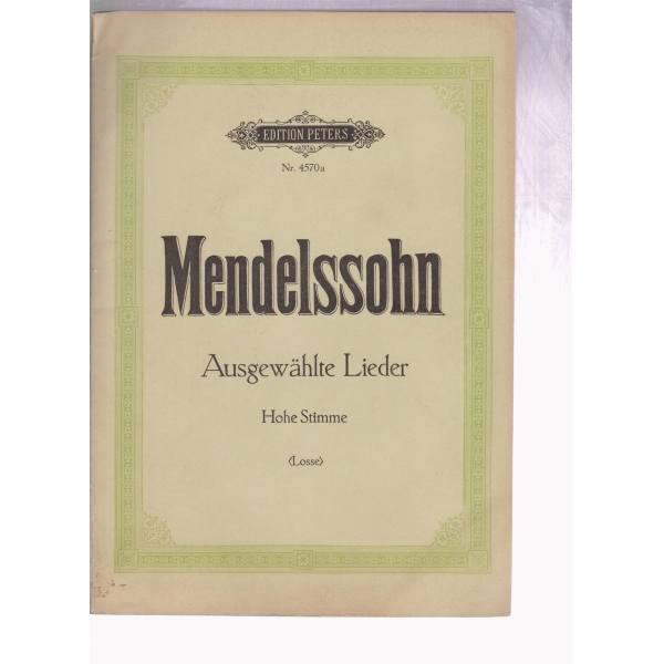 Ausgewahlte Lieder